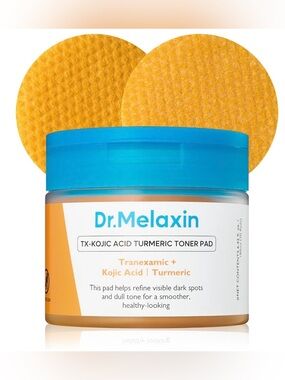 DR. Melaxin TX-Kojic Acid Turmeric Toner Pads. 70 Pads NIB